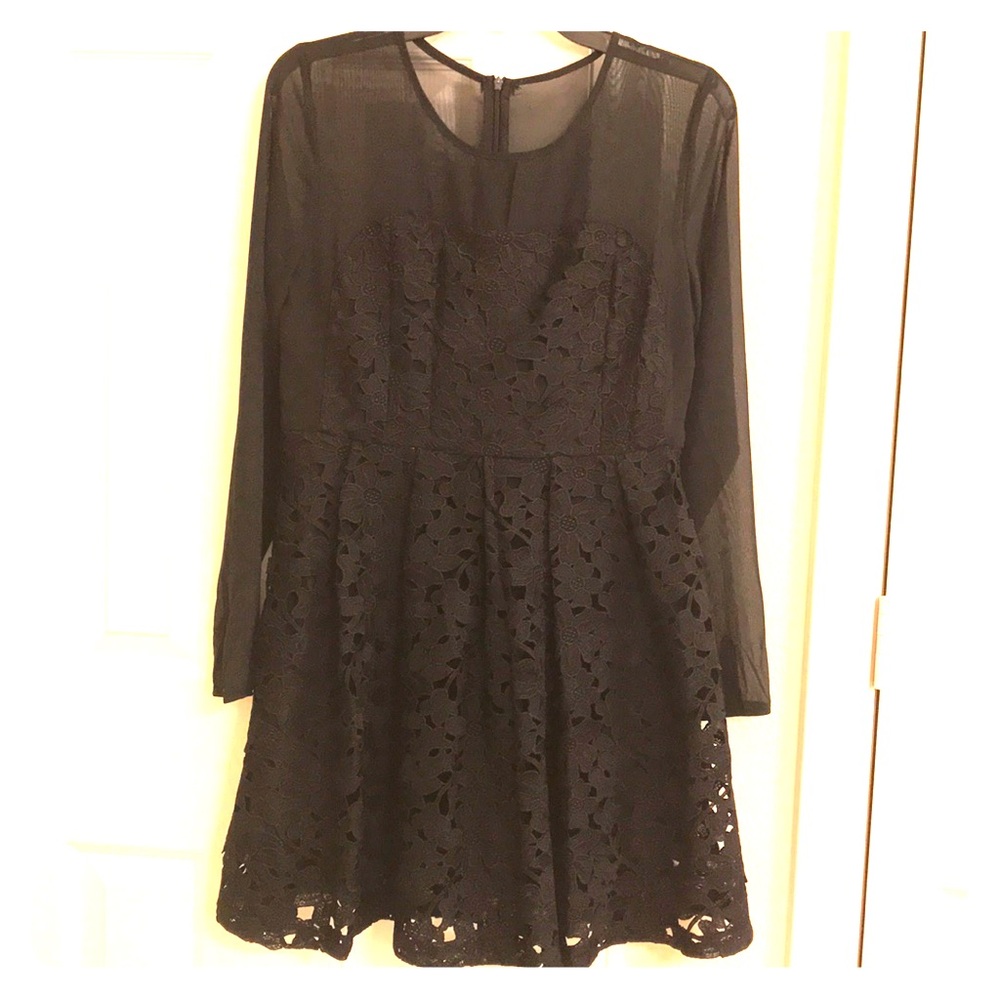 Blk lace dress Small